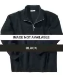 221434 North End Men's Solid Polyester Fleece Half BLACK