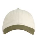 econscious EC7000 Organic Twill Dad Hat in Oyster/ jungle