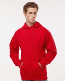 1254 Badger - Hooded Sweatshirt in Red