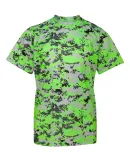 2180 Badger B-Core Youth Digital Tee Lime Digital