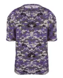 2180 Badger B-Core Youth Digital Tee Purple Digital