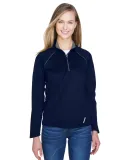 78187 North End Radar Ladies' Half-Zip Performance CLASSIC NAVY