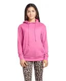 97200 Adult Unisex French Terry Hoodie in Heliconia heather