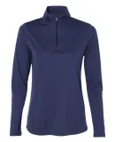 W3006 All Sport Ladies' Quarter-Zip Lightweight Pu Sport Dark Navy