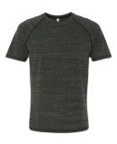 M1101 All Sport Men's Performance Triblend Short-S Charcoal Heather Triblend