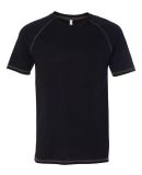 M1101 All Sport Men's Performance Triblend Short-S Solid Black Triblend