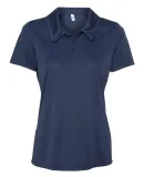 W1809 All Sport Ladies' Performance Three-Button P Heather Navy