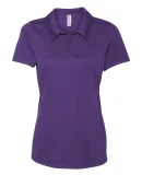 W1809 All Sport Ladies' Performance Three-Button P Sport Purple