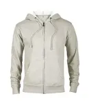 97300 Adult Unisex French Terry Zip Hoodie in Oatmeal heather h4l