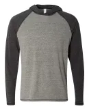 M3101 All Sport Men's Performance Triblend Long-Sl Grey Heather/ Charcoal Heather Triblend