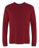 M3102 All Sport Men's Performance Triblend Long-Sl Red Heather Triblend