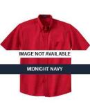 87016 Ash City Men's Short Sleeve Twill Shirt Midnight Navy