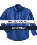 87024 Ash City Men's Long Sleeve Shirt With Teflon Classic Navy