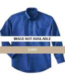 87024 Ash City Men's Long Sleeve Shirt With Teflon Sand