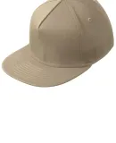 NE401 New Era® Flat Bill Stretch Cap Stone