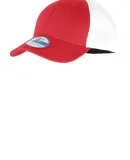 NE302 New Era® - Youth Stretch Mesh Cap Scarlet Red/Wh