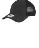 NE204 New Era® - Snapback Contrast Front Mesh Cap Black/Black