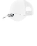 NE204 New Era® - Snapback Contrast Front Mesh Cap White/White