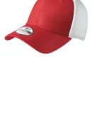 NE1020 New Era® - Stretch Mesh Cap in Scarlet red/wh