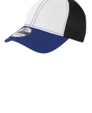 NE1120 New Era® - Stretch Mesh Contrast Stitch Ca in White/royal/bk