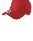 NE1000 New Era® - Structured Stretch Cotton Cap in Scarlet red