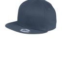 NE400 New Era Flat Bill Snapback Cap in Deep navy