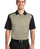 CS417 CornerStone® Select Snag-Proof Blocked Polo Tan/Black