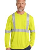 CS401LS CornerStone® ANSI 107 Class 2 Long Sleeve in Safety yellow/ reflective