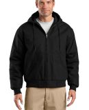 TLJ763H CornerStone® Tall Duck Cloth Hooded Work  Black
