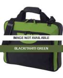 44020 Ash City Recycled Polyester Computer Brief Black/Tahiti Green