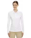 78192 Core 365 Pinnacle Ladies' Performance Long S WHITE