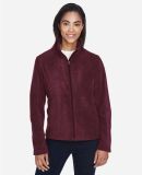 78190 Core 365 Journey  Ladies' Fleece Jacket in Burgundy