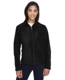 78190 Core 365 Journey  Ladies' Fleece Jacket BLACK