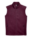88191 Core 365 Journey  Men's Fleece Vest in Burgundy