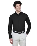 88193 Core 365 Operate  Men's Long Sleeve Twill Sh BLACK