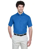 88194 Core 365 Men's Optimum Short-Sleeve Twill Sh TRUE ROYAL