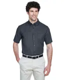 88194 Core 365 Men's Optimum Short-Sleeve Twill Sh CARBON