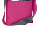 BG405 Port Authority® Cotton Canvas Sling Bag in Trop pink/char