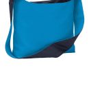 BG405 Port Authority® Cotton Canvas Sling Bag in Turquoise/navy