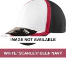 NE700 New Era® Gridiron Training Cap White/ Scarlet/ Deep Navy