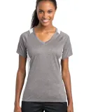 LST361 Sport-Tek® Ladies Heather Colorblock Conte VH/White