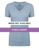 Next Level 6044 Ladies Poly/Cotton V PURPLE BERRY