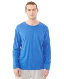 Alternative Apparel 04043C1 Mens Heritage Long-Sle PACIFIC BLUE