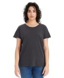 Alternative Apparel 04861C1 Ladies Distressed T-Sh in Coal pigment