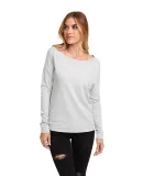 Next Level 6931 Ladies' Terry Long Sleeve Scoop Ne HEATHER GRAY