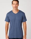 MC1047 Cotton Heritage Men's Chicago Cotton V Neck in Shale blue heather