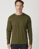 MC1144 Cotton Heritage Men's Indy Long Sleeve Tee Military Green