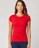 LC1025 Cotton Heritage Juniors Crew Neck Tee in Team red (discontinued)