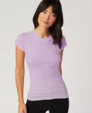 LC1025 Cotton Heritage Juniors Crew Neck Tee in Lavender