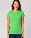 LC1025 Cotton Heritage Juniors Crew Neck Tee in Lime (discontinued)